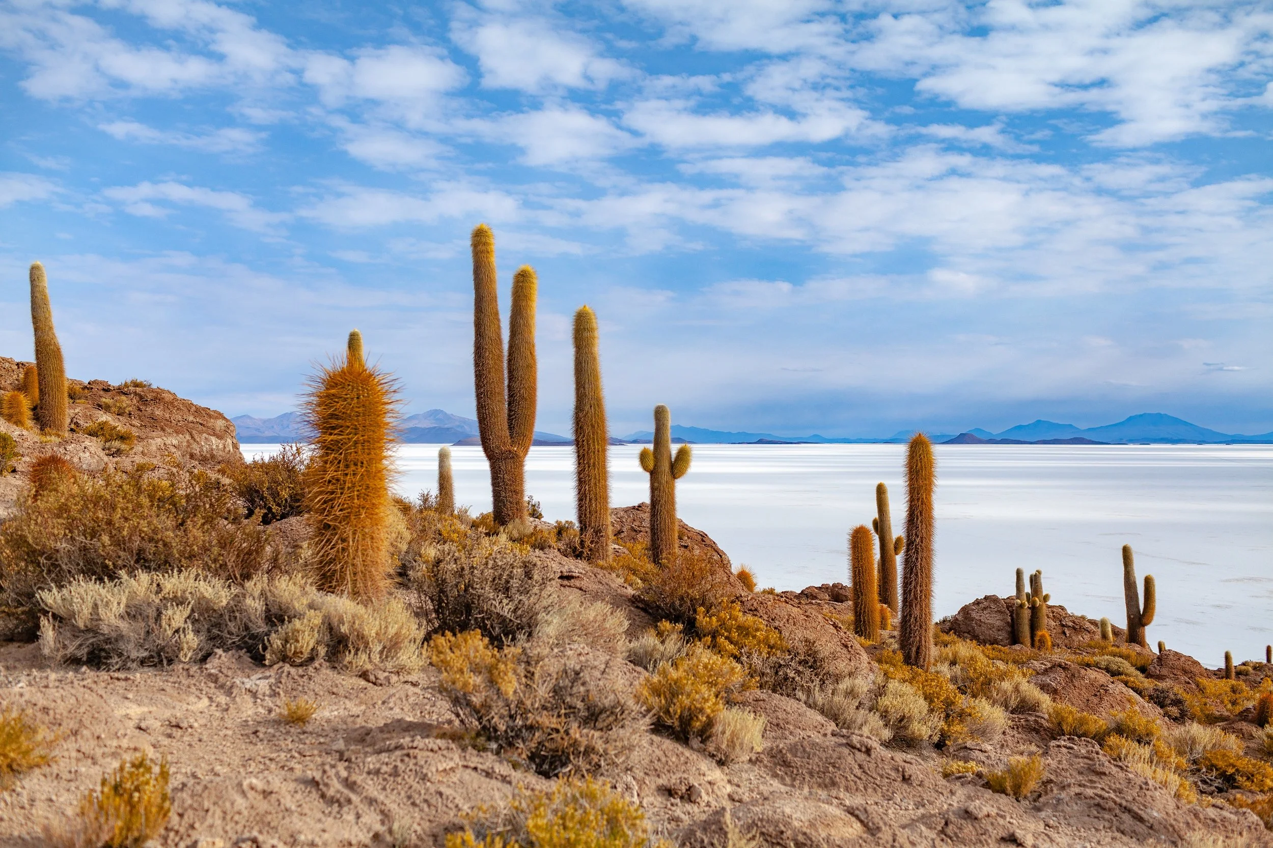 The iconic Uyuni Salt Flats